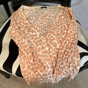 JCREW XS PATTERNED CARDIGAN